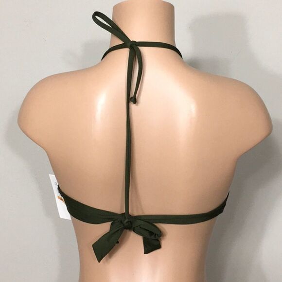 BECCA Siren green bikini top. NWT - Picture 7 of 8